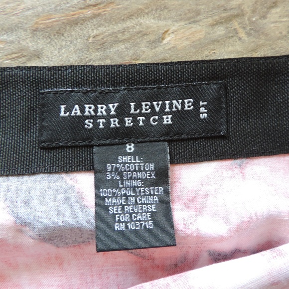 Larry Levine stretch tiered skirt red ruffled size 8 - Picture 2 of 4